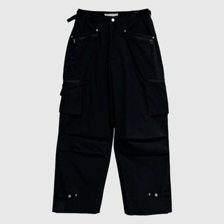 Fine Zipper Cargo Pants