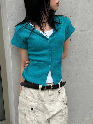 Kuring U-neck Ribbed Sleeveless