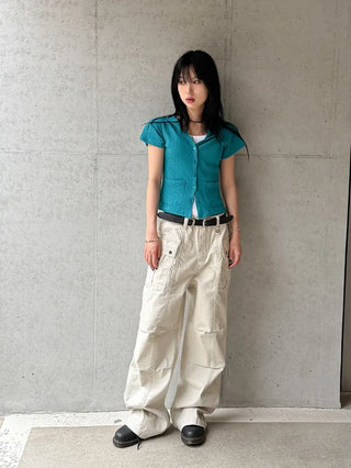 Kuring U-neck Ribbed Sleeveless