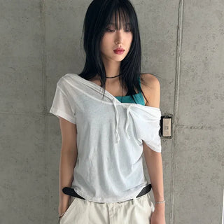 Male Hooded Short Sleeve Tee