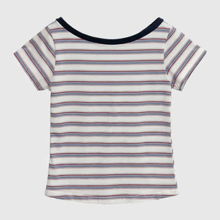 Cindy Striped Short Sleeve Tee