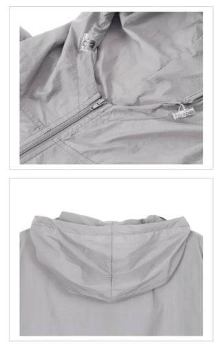 Summer Crop Hooded Wind Jacket