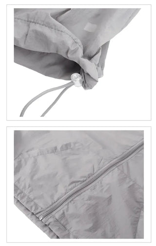 Summer Crop Hooded Wind Jacket