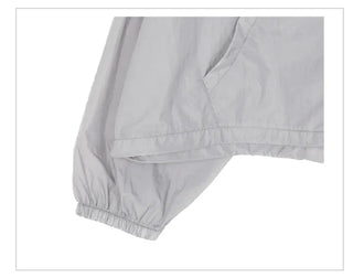 Summer Crop Hooded Wind Jacket