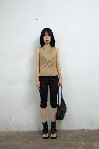 Oti Cotton Capri Denim