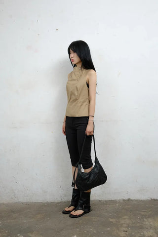 Oti Cotton Capri Denim