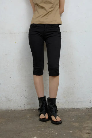 Oti Cotton Capri Denim