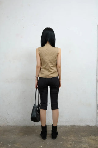 Oti Cotton Capri Denim