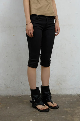 Oti Cotton Capri Denim