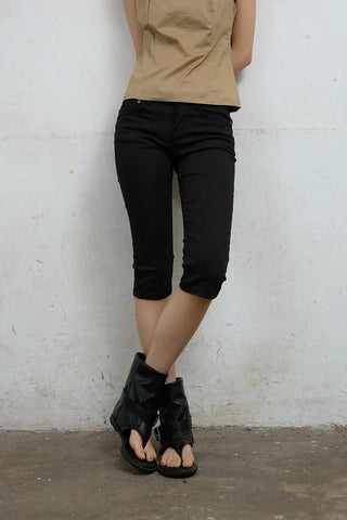 Oti Cotton Capri Denim