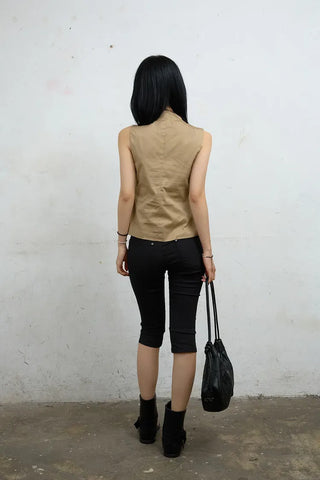 Oti Cotton Capri Denim