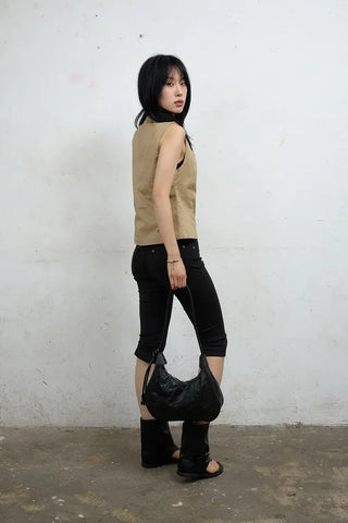 Oti Cotton Capri Denim