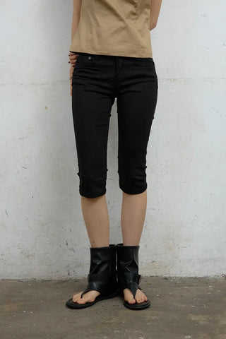 Oti Cotton Capri Denim