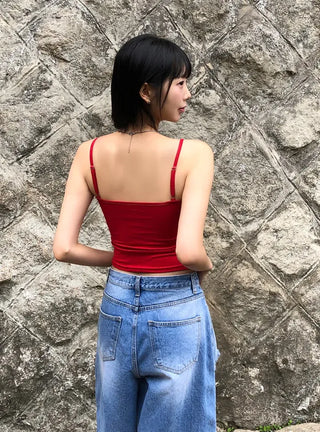 Daily Ribbed Sleeveless with Built-in Cap