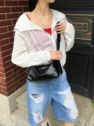 Daily Ribbed Sleeveless with Built-in Cap