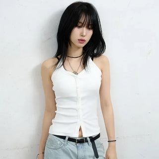 Orb Halter Cap Sleeveless