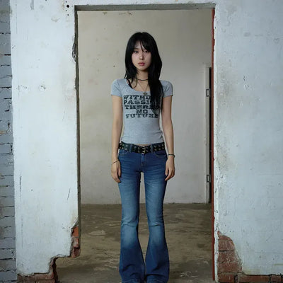 Kim's Low Flare Denim
