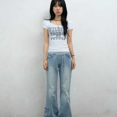 J Banding Flare Denim