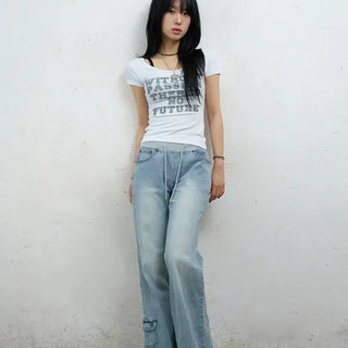 J Banding Flare Denim
