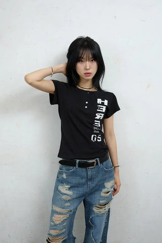 TJ Cut Vintage Wide Jeans