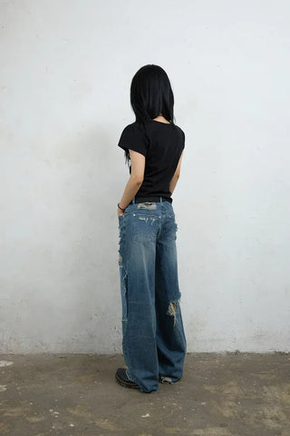 TJ Cut Vintage Wide Jeans