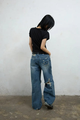 TJ Cut Vintage Wide Jeans