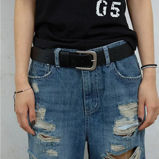 Duo Matte Double Buckle Belt