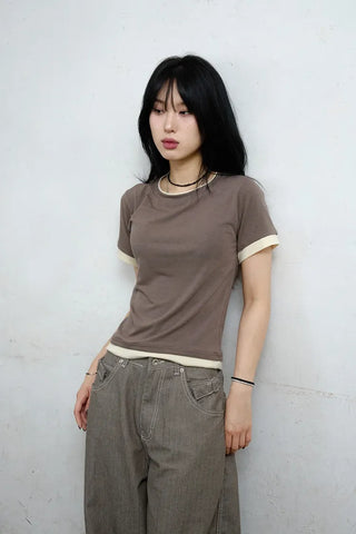 Bidi Layered Short Sleeve Tee