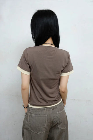 Bidi Layered Short Sleeve Tee