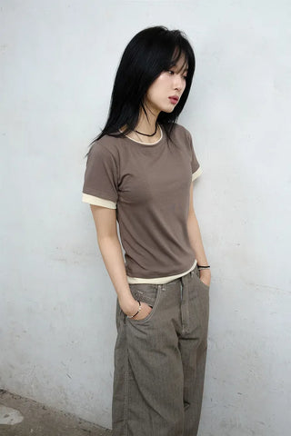 Bidi Layered Short Sleeve Tee
