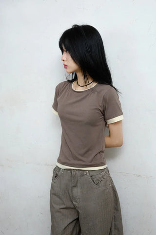 Bidi Layered Short Sleeve Tee