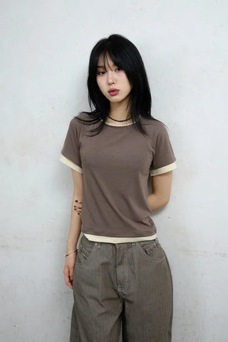 Bidi Layered Short Sleeve Tee