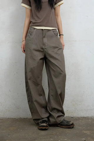 Jans Belt Striped Pants