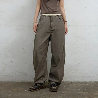 Jans Belt Striped Pants