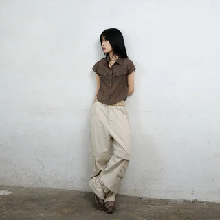 People Wide Cut Pants
