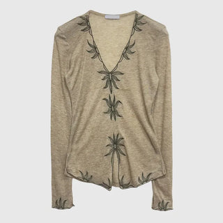 Solar embroidered long sleeve
