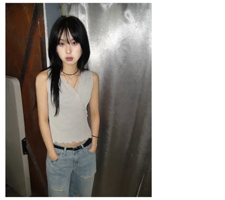 Seven-cut denim jeans