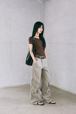 Pale Lace Off Tee
