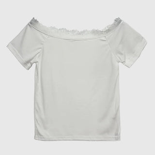 Pale Lace Off Tee