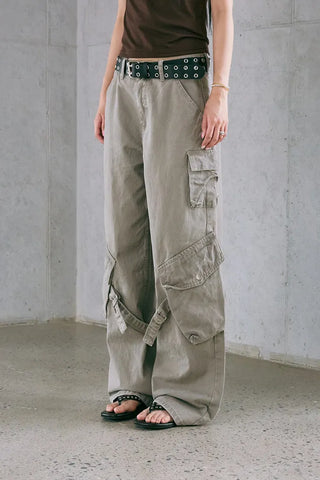 Pig Cargo Wide Pants