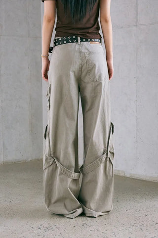 Pig Cargo Wide Pants