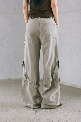Pig Cargo Wide Pants
