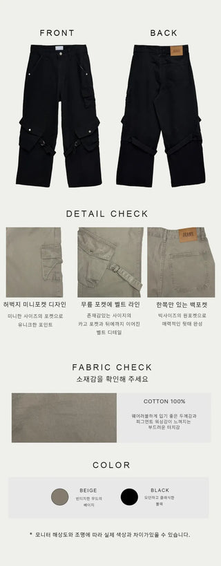 Pig Cargo Wide Pants