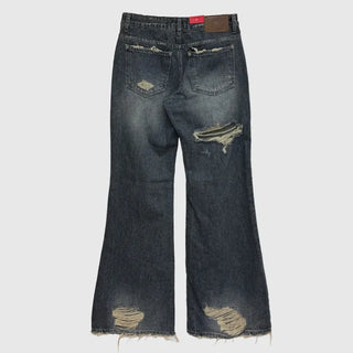 Damaged Loose Bootcut Denim