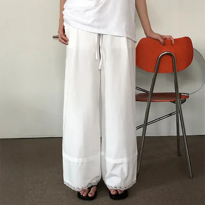Cozy Lace Cotton Pants