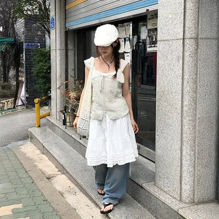 Summer Washed Fudge Wide Jeans