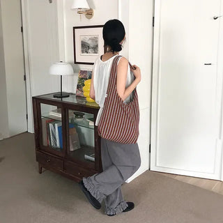 With Check Frill Pants