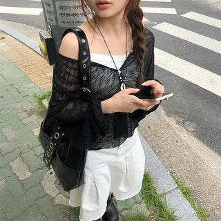 Balloon Loose Linen Cardigan