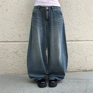 Summer Big Wide Balloon Jeans