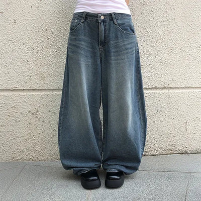 Summer Big Wide Balloon Jeans